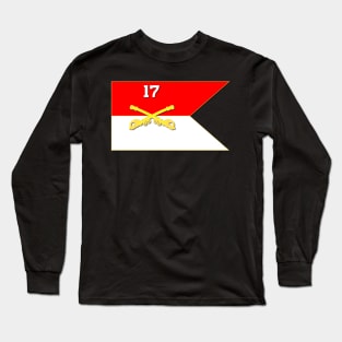 17th Cavalry Guidon Long Sleeve T-Shirt